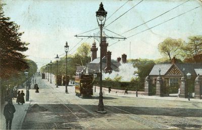 A View Looking West Along Great Western Road Glasgow Circa 1906

