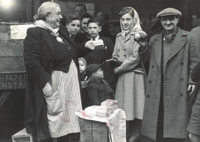 At The Barras Glasgow Circa 1950s
