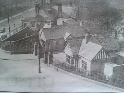 Botanic Gardens on Great Western Road and Queen Margaret Drive Glasgow 1949
