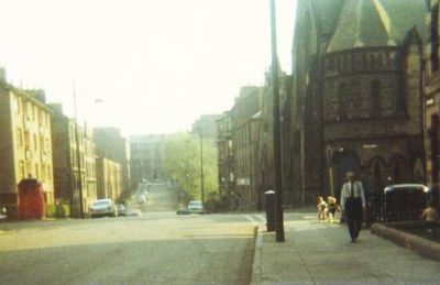 Bottom of Oran Street Looking Towards Sanda Street  Maryhill Glasgow 1960s
