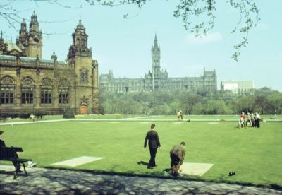 Bowling Green, Kelvingrove Art Gallery & The University, Glasgow, 1961
