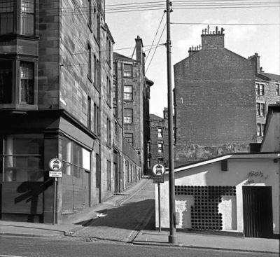 Burrells Lane that ran between High Street and Duke Street Glasgow
