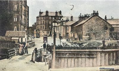 Cadder Bridge Over the Canal on Balmore Road Glasgow Early 1900s
