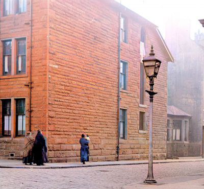 Corporation Tenement in Calton, Glasgow Early 1900s
