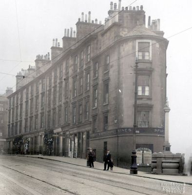 Cowcaddens Street at the Junction of Buchanan Street, Glasgow 1925
