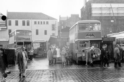 Dundas Street Bus Station, Glasgow 1963
