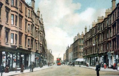 Gairbraid Street Maryhill ( Now Maryhill Road ) Glasgow, Photographed From Bilsland Drive, Circa Early 20th Century
