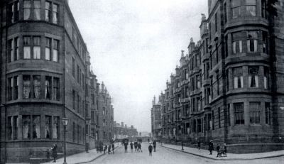 Garrioch Road looking toward the Maryhill Barracks
