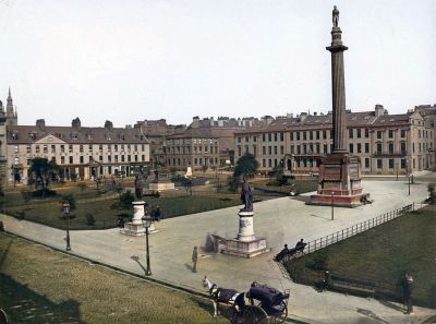 George Square Glasgow looking North West Circa 1870
