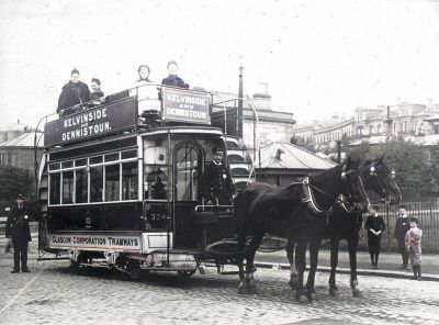 Kelvinside And Dennistoun Horse Drawn Tram Car Glasgow Circa Early 1900s 
Keywords: OldGlasgow.com Kelvinside And Dennistoun Horse Drawn Tram Car Glasgow Circa Early 1900s OldGlasgow.com