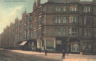 Kildonan Terrace, Ibrox Glasgow early 1900s
