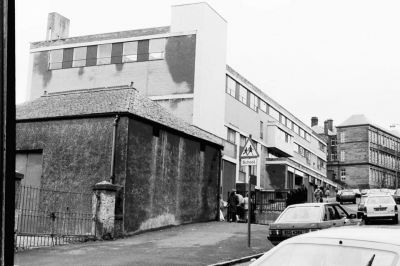 Looking Towards North Kelvinside School on Oban Drive Glasgow
