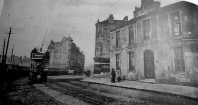 Maryhill Police Station on Maryhill Road Across from the Butney Glasgow early 1900s
