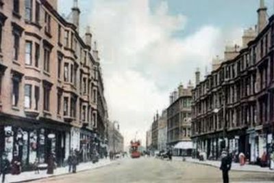 Maryhill Road At Bilsland Dr Maryhill 1910
