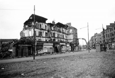 Maryhill Road Demolitions at Bonawe Street Glasgow
