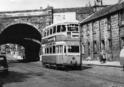 Maryhill Road Glasgow At The Aquaduct 1950s
