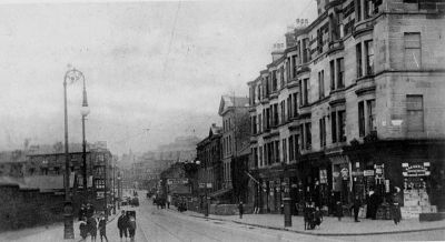 Maryhill Road Glasgow Near The  Maryhill Barracks Main Gate
