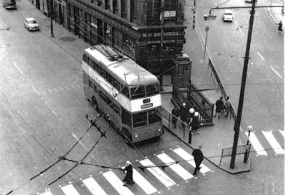 Queens Cross Maryhill Road Garscube Road JunctionGlasgow 1967
