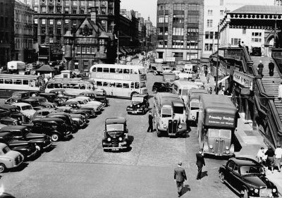 St Enoch Square Glasgow City Centre 1957
