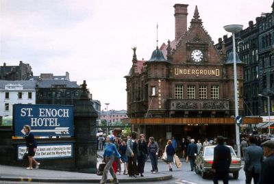 St Enoch Staion Glasgow 1970s
