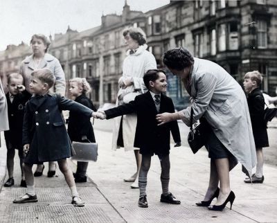 Starting School at Langside Primary Glasgow 1961
