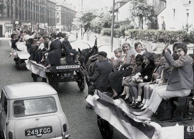 Sunday School outing Maryhill Road Glasgow 1965
