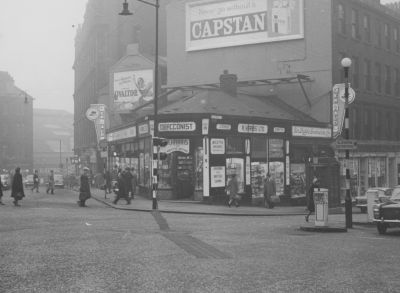 The Corner of Buchanan Street and Cathedral Street Glasgow 1963
