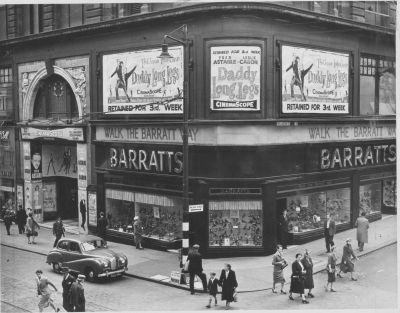 The La Scala Cinema in Sauchiehall Street Glasgow 1955
