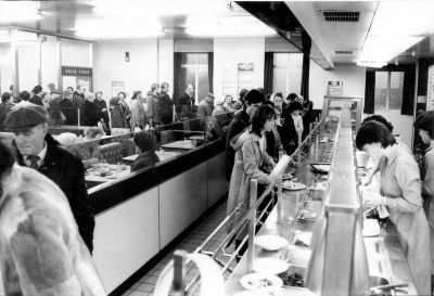 The Old Restuarant Inside Lewis's On Argyle Street Glasgow Circa 1980s
