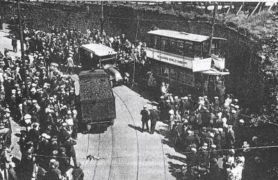Tragic accident at Bilsland Drive Maryhill Glasgow June 27th 1921

